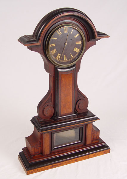 Appraisal: SIGNED MID TH CENTURY TABLE TOP BANJO CLOCK Early Victorian