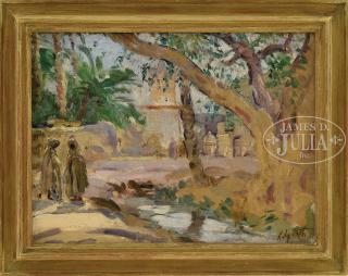 Appraisal: LILLIAN MATHILDE GENTH American - ORIENTALIST LANDSCAPE Oil on canvas