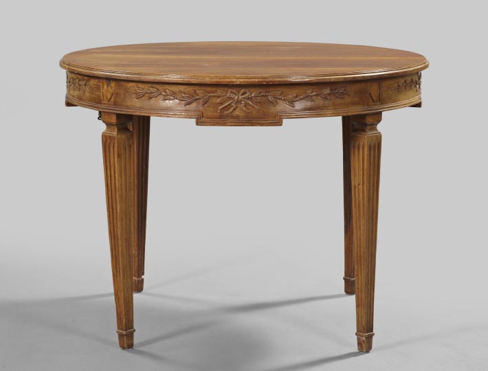 Appraisal: Louis XVI-Style Mahogany Breakfast Table second quarter th century the