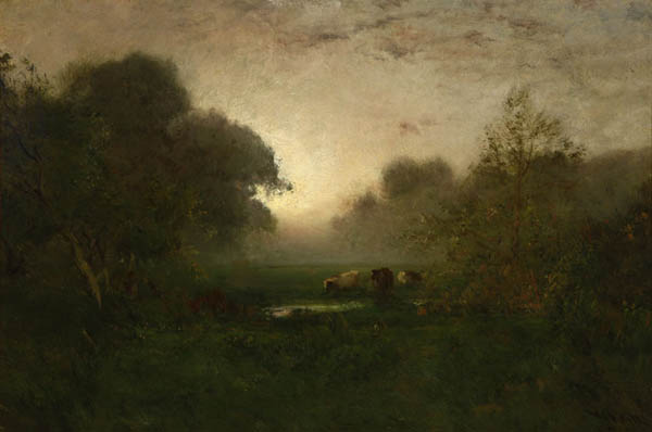 Appraisal: William Keith - William Keith - Berkeley CA Dawn cows