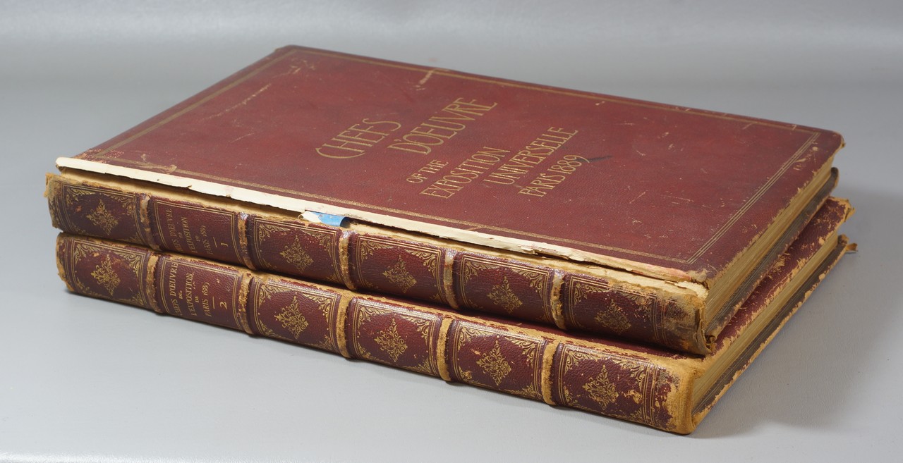 Appraisal: Volumes of Chefs DOeuvre Of the Exposition Universelle Paris by