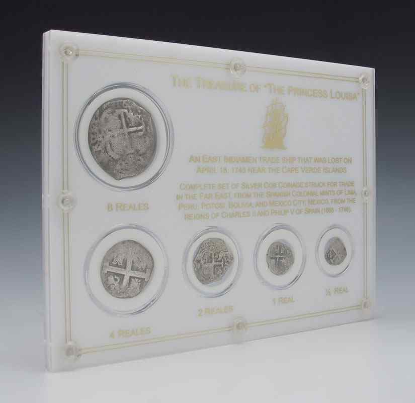 Appraisal: COLLECTION OF SILVER THROUGH REALES silver reales from the ''Princess