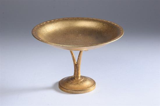 Appraisal: TIFFANY STUDIOS GILT- BRONZE COMPOTE Tiffany Studios New York The