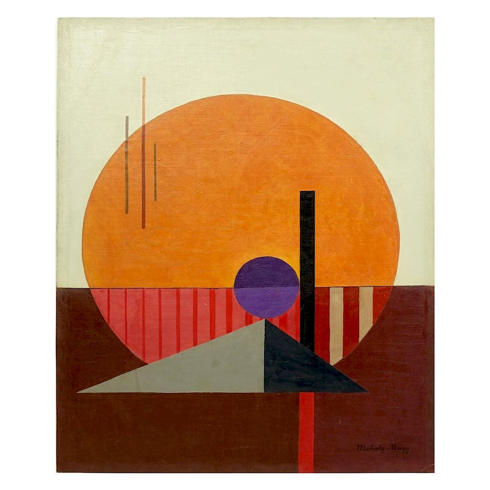 Appraisal: Attrib Laszlo Moholy-Nagy O B Attributed to Laszlo Moholy-Nagy American