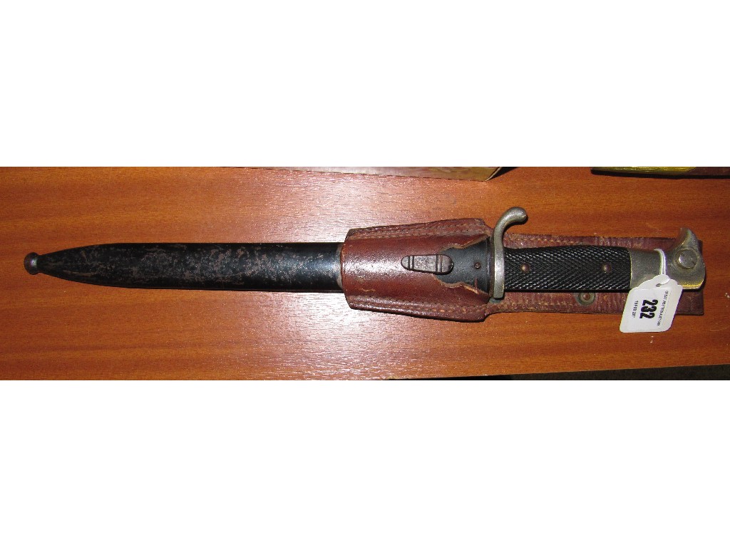 Appraisal: German bayonet in scabbard