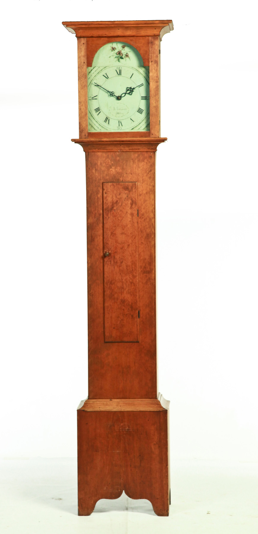 Appraisal: MASSACHUSETTS TALL CASE CLOCK Abraham Edwards Ashby early th century