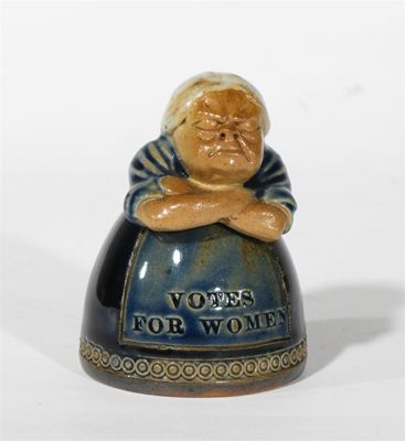 Appraisal: Votes for Women' a rare Royal Doulton stoneware Suffragette inkwell