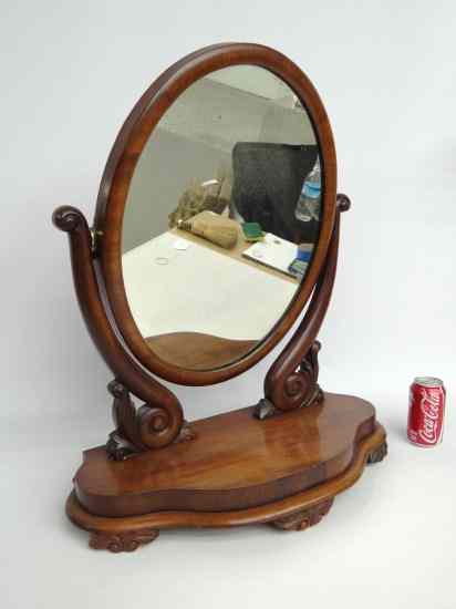 Appraisal: th c mahogany dresser mirror '' W '' D ''