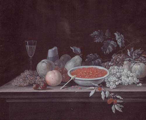 Appraisal: FRENCH SCHOOL - th century Still life with wine glass