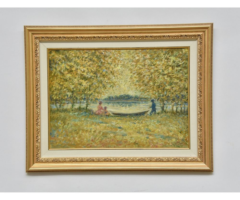 Appraisal: Philip Corley Impressionist Oil on Board Philip A Corley Dublin