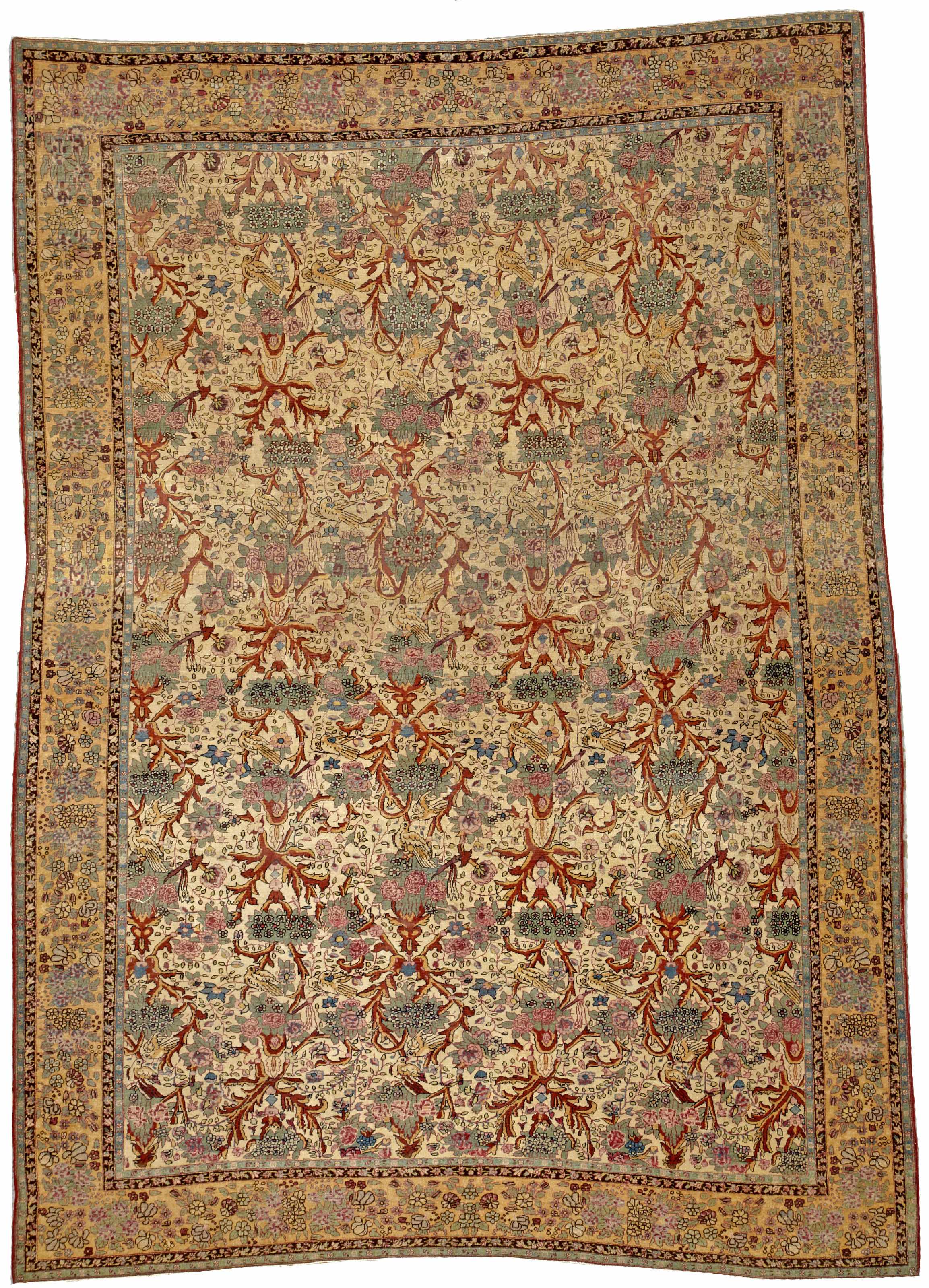 Appraisal: A Tehran carpet Central Persialate th centurysize approximately ft in