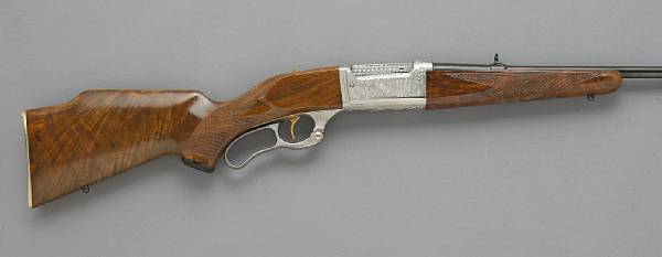 Appraisal: A factory engraved Winchester Savage Model PE lever action rifle