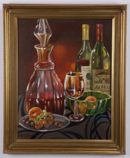 Appraisal: Rebecca Hardin signed O c still life 'A Moment' Late