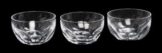 Appraisal: Three Waterford Glass Bowls Diameter inches Three Waterford Glass Bowls