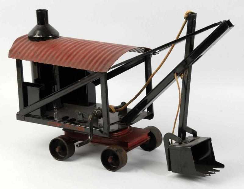 Appraisal: Pressed Steel Buddy L Steam Shovel Toy Description American Decals