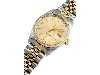 Appraisal: A ROLEX BI-METAL OYSTER PERPETUAL DATEJUST WRISTWATCH ref maker's bracelet