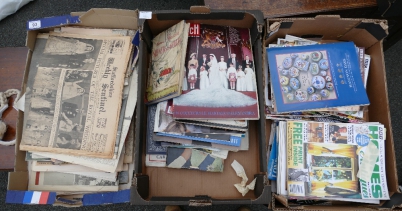 Appraisal: A large collection of Royal Ephemera to include Magazines early