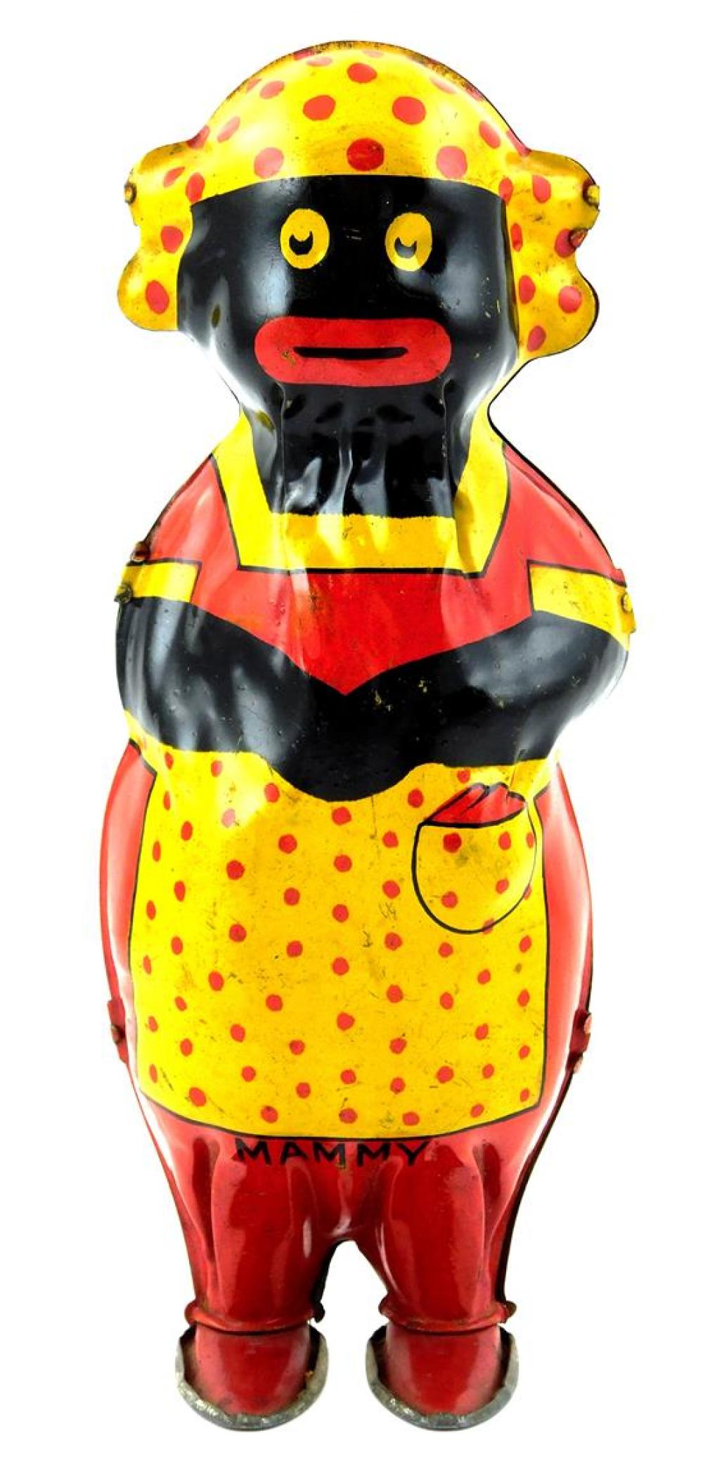 Appraisal: BLACK AMERICANA Tin wind-up Mammy walking toy c by Lindstrom