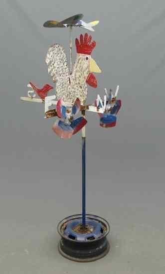 Appraisal: Whirligig by outsider artist Vollis Simpson Lucarna North Carolina born