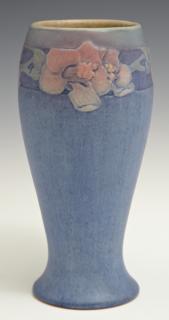 Appraisal: Newcomb College Matte Glaze Baluster Footed Vase by Sadie Irvine