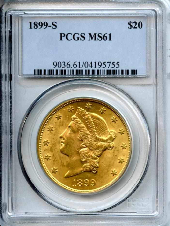 Appraisal: -S MS PCGS Original and lustrous with a green-golden appearance