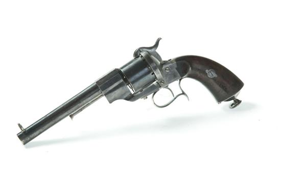 Appraisal: LEFAUCHEUX PINFIRE REVOLVER Single action six-shot caliber round to octagonal