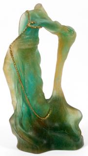 Appraisal: DAUM DALI SCULPTURE H Pate de verre Edition at base