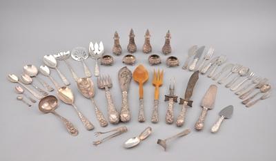 Appraisal: An Extensive Group of Sterling Silver Flatware Stieff Consisting of