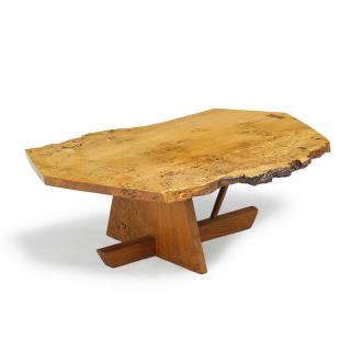 Appraisal: GEORGE NAKASHIMA Fine coffee table GEORGE NAKASHIMA - NAKASHIMA STUDIOFine