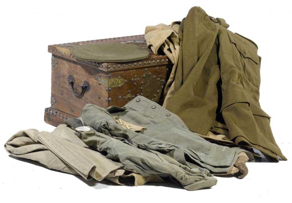 Appraisal: THE WORLD WAR II BATTLE DRESS OF LIEUTENANT HERBERT DAVID