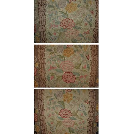 Appraisal: Group of Three Hooked Rugs Estimate -