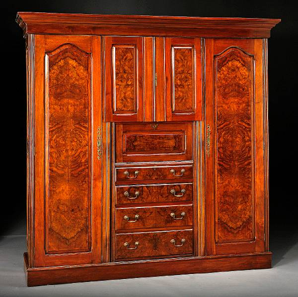 Appraisal: A George III style mahogany side cabinet last quarter th