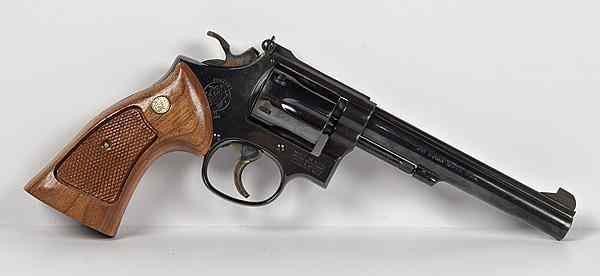 Appraisal: Smith Wesson Model - Double-Action Revolver LR cal barrel S