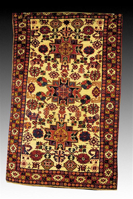 Appraisal: Persian Ardebil carpet circa ' x '