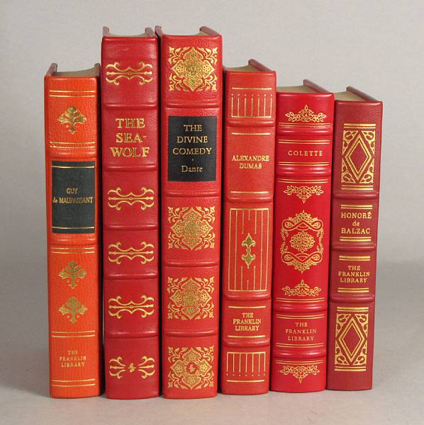 Appraisal: BINDINGS vols of Franklin Library amp Easton Press books all