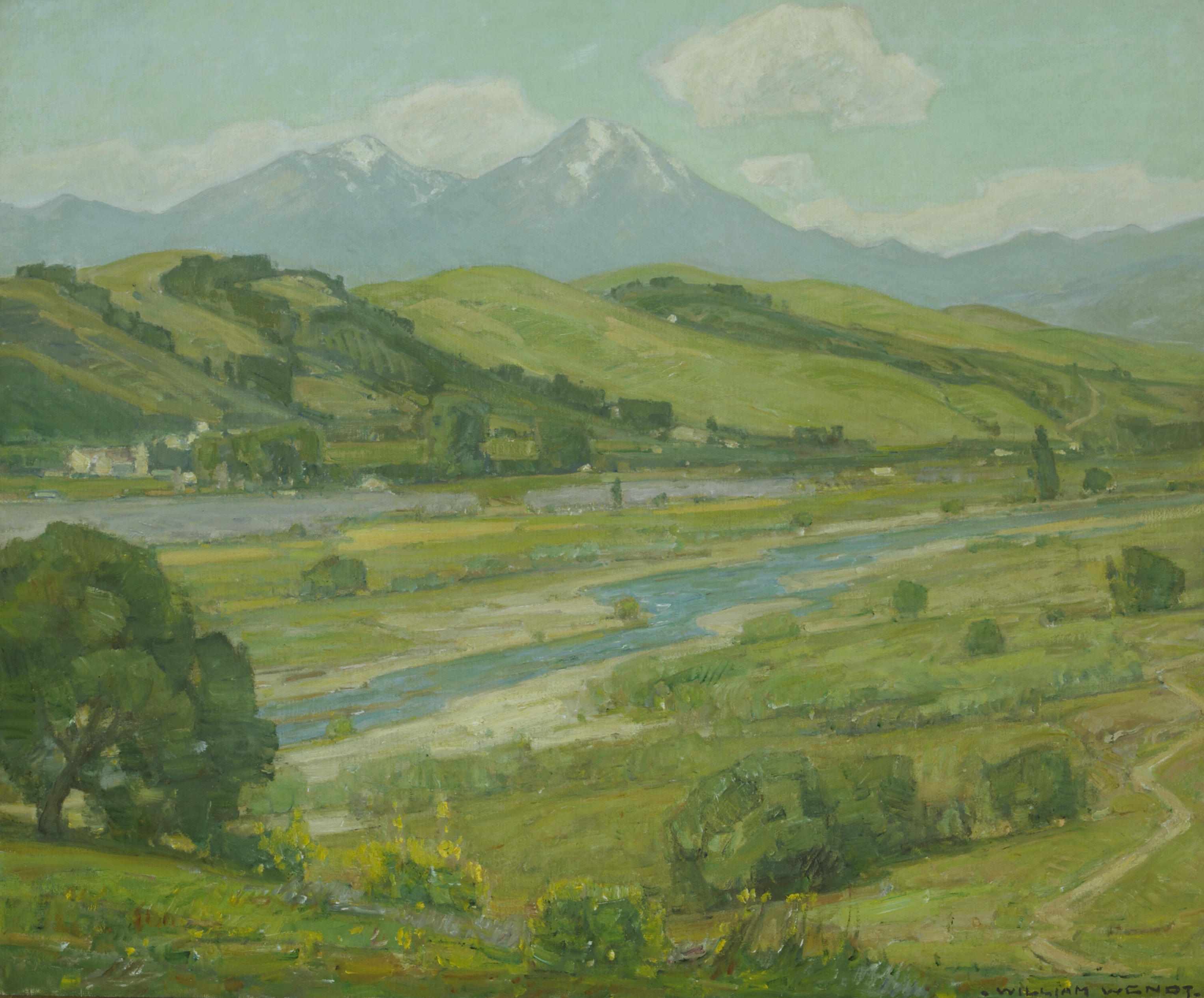 Appraisal: William Wendt American - San Juan Creek near the mission