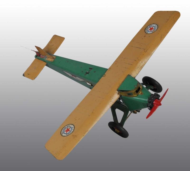 Appraisal: Pressed Steel American Flyer Airplane Toy Description American Mechanism is