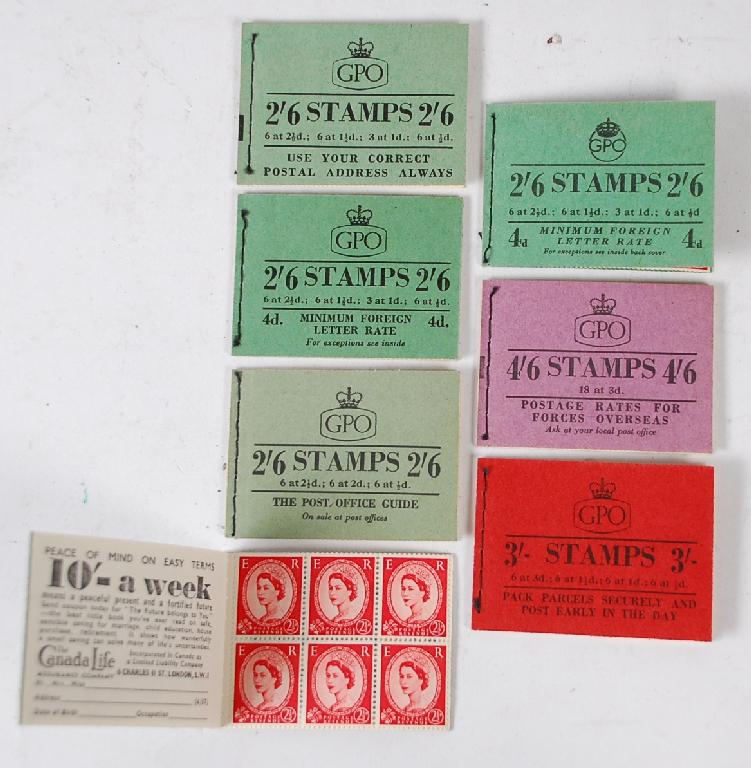 Appraisal: SELECTION OF QUEEN ELIZABETH II PRE DECIMAL BOOKLETS including d