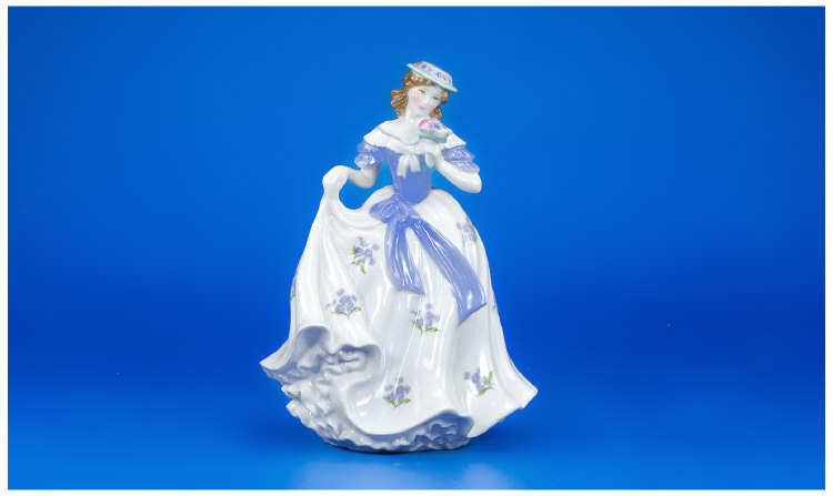 Appraisal: Royal Worcester Figure Sweet Forget-me-not inches in height