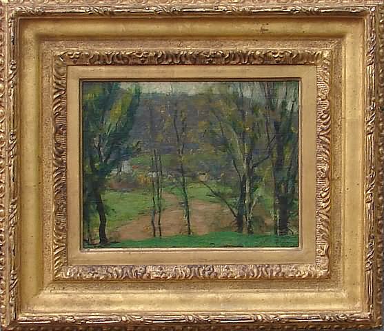 Appraisal: Spring Morning oil on board x Vose Galleries label estate