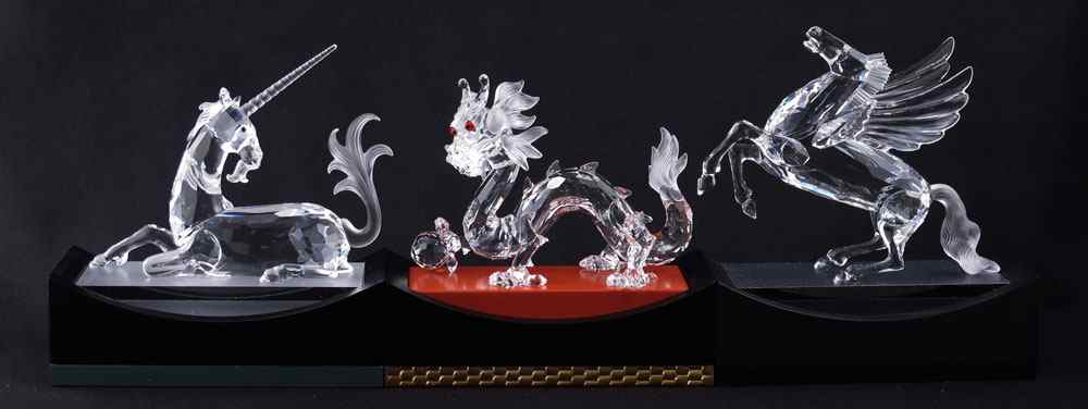 Appraisal: PC SWAROVSKI CRYSTAL ''FABULOUS CREATURES'' ANNUAL EDITION SERIES Unicorn Martin