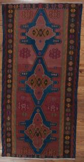 Appraisal: Antique Russian Kilim ' x ' Rug Antique Russian Kilim