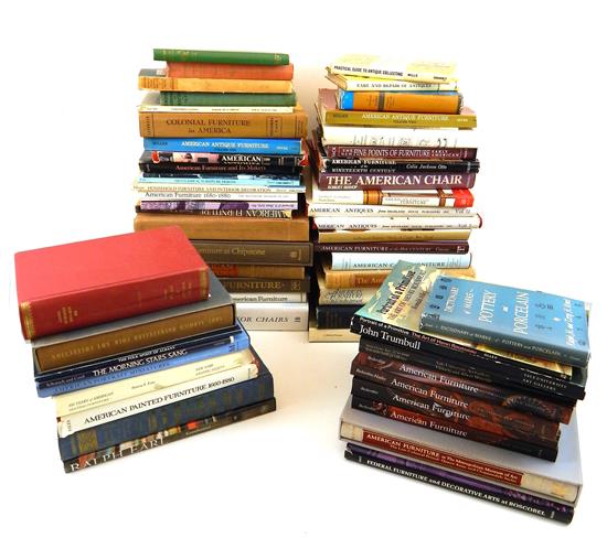 Appraisal: BOOKS A large lot of reference books on Antique Furniture