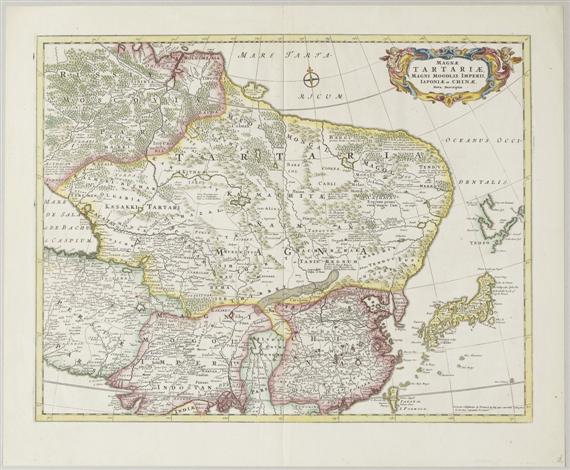 Appraisal: JAPAN - CHINA -Frederick de Wit circa Magnae Tartariae Magni