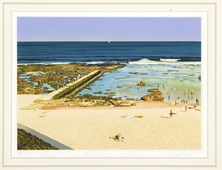 Appraisal: John Earle born Bar Beach screenprint signed 'John Earle' lower