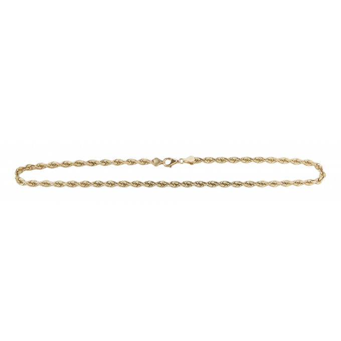 Appraisal: k Yellow Gold Twisted Rope Necklace with lobster clasp L