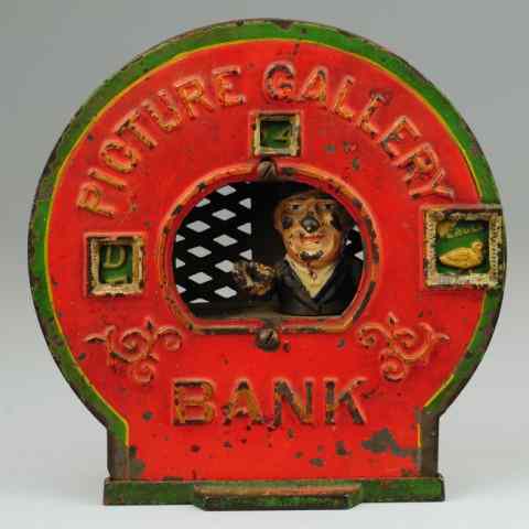 Appraisal: a PICTURE GALLERY MECHANICAL BANK Shephard Hardware circa Very amusing