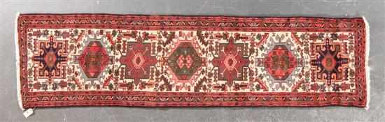 Appraisal: Karaja runner Iran modern x Estimate - Good condition