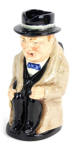 Appraisal: A Royal Doulton Winston Churchill character jug cm high