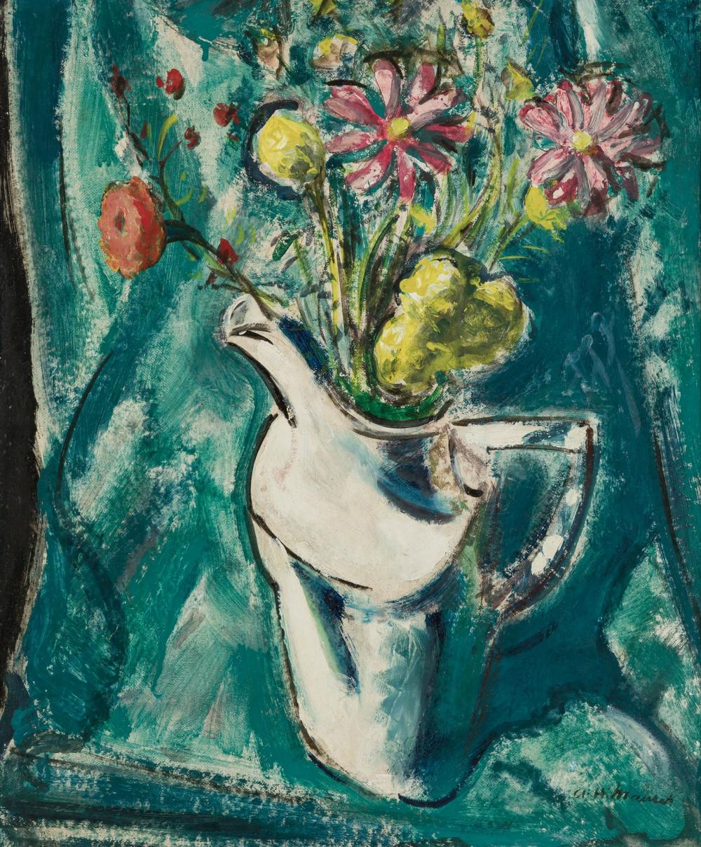 Appraisal: ALFRED HENRY MAURER American - Still Life with White Pitcher